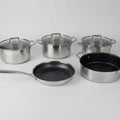 Uakeen VK56 Triple S/S Cookware Set 9pc Cookware Cookware Sets