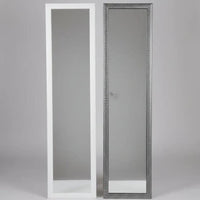 Full-Length Floor Mirror Dark Wood Frame Floor Mirrors