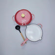 3 Pcs Enamel Cast Iron Cooking Pot Set Cookware Cookware Sets