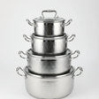 8-Piece Triply Stainless Steel Cookware Set Cookware & Kitchen Cookware Sets