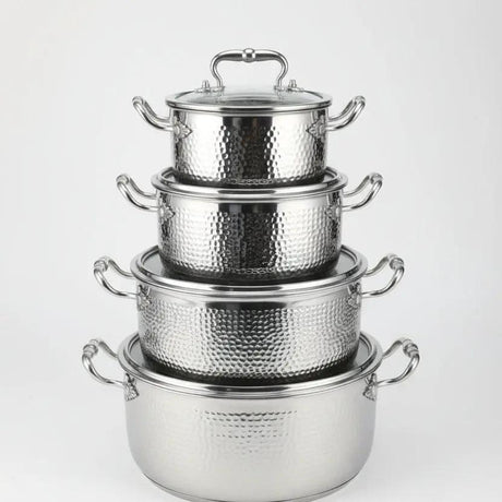 8-Piece Triply Stainless Steel Cookware Set Cookware & Kitchen Cookware Sets