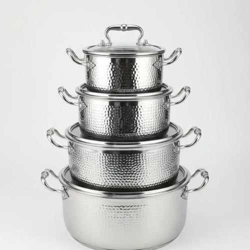 8-Piece Triply Stainless Steel Cookware Set Cookware & Kitchen Cookware Sets