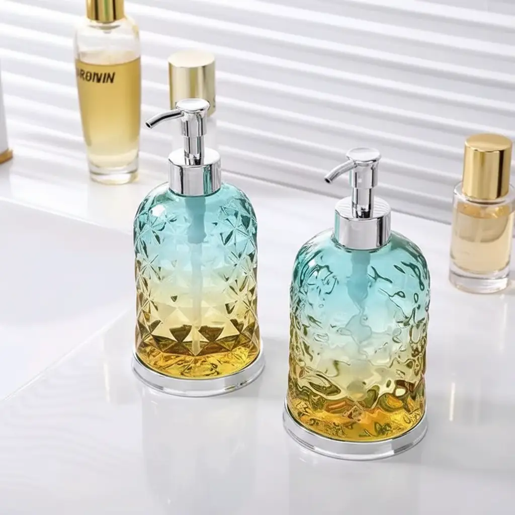 Acrylic Coloured Hand Wash Dispenser Home & Bathroom Accessories Soap & Lotion Dispensers