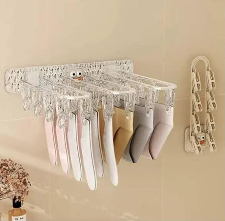 24 Clip Wall Folding Cloth Hanger Drying Hangers