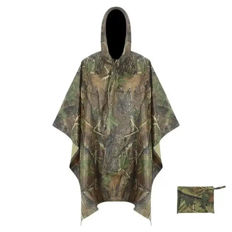 Unisex Adult Rain Poncho with Cap Outdoor & Travel Ponchos