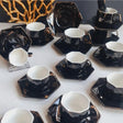 12 Pcs Cup & Saucer Gift Box Set Kitchen & Dining Coffee Sets
