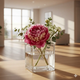 Clear Glass Cube Vase Home & Living Vases
