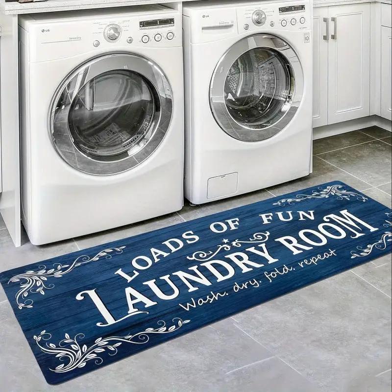 Anti-Slip Laundry Room Mat 120×40cm Home Décor Bath Mats & Rugs