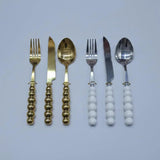Pear Bubble Handle Cutlery Set Kitchen & Dining Flatware Sets