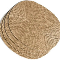 Woven Oval Placemat Set Kitchen & Dining Placemats