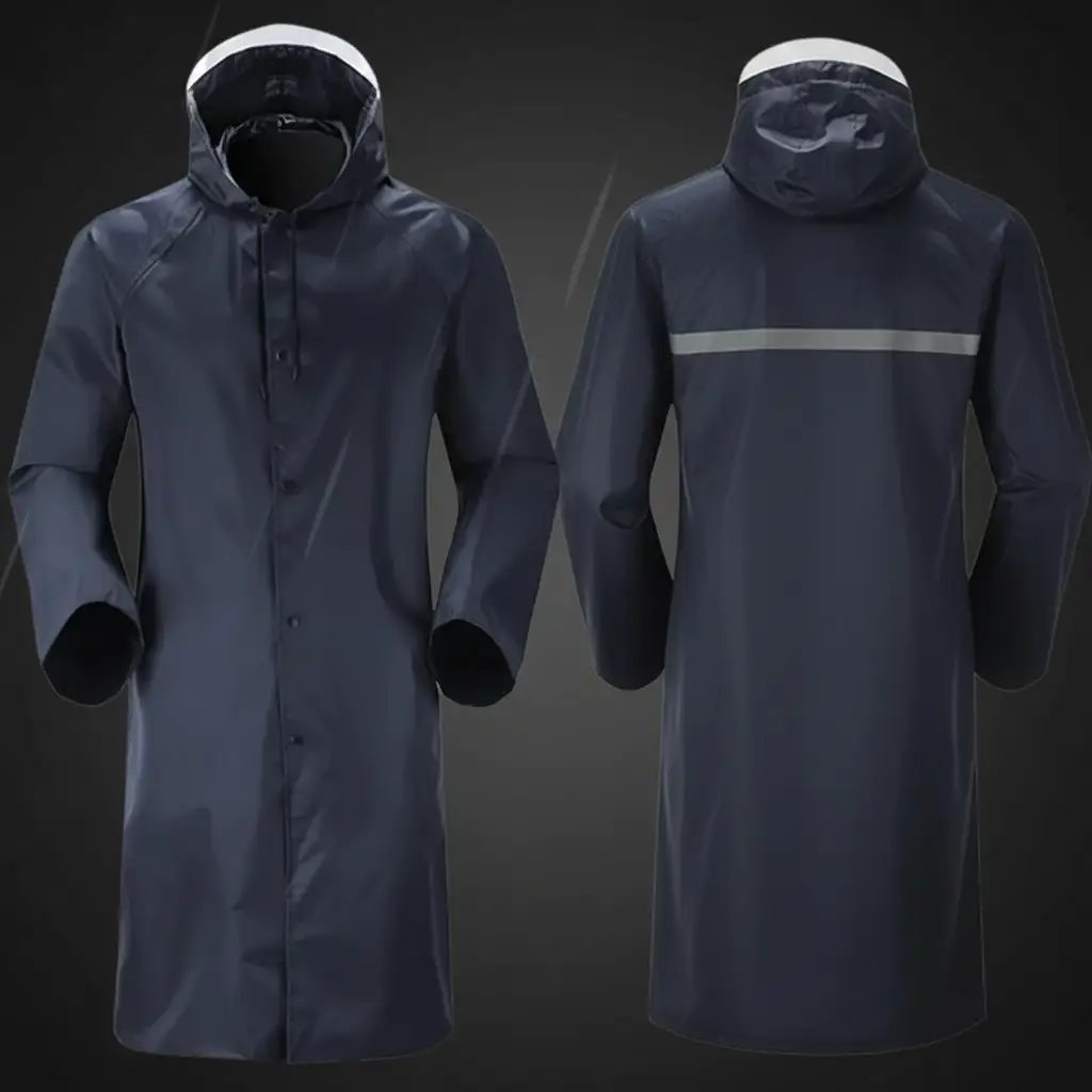 Heavy Duty Hooded Adult Raincoat Clothing Rain Coats
