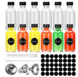 Ginger Shot Glass Bottles Set of 12 Kitchen & Dining Water Bottles