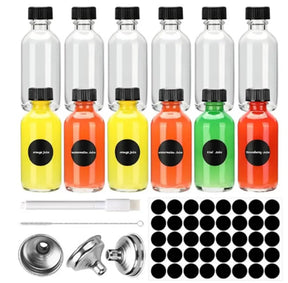 Ginger Shot Glass Bottles Set of 12 Kitchen & Dining Water Bottles