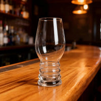 Stackable Tulip Crystal Glasses with Ridged Base Set of 6 Kitchen & Dining Tumblers