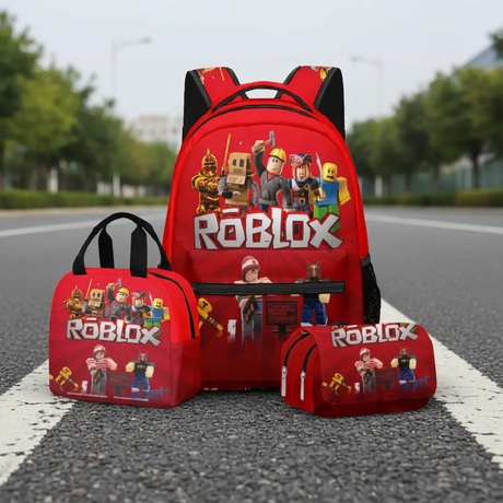 Roblox Themed 3-in-1 Backpack Set Fashion & Accessories Uncategorized