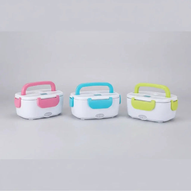 Electric Lunch Box with Metallic Interior Kitchen & Dining Lunch Boxes & Totes