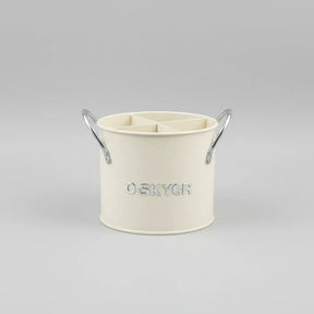 Partitioned Alloy Cutlery Holder Flatware Trays