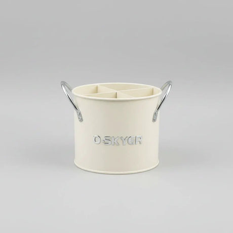 Partitioned Alloy Cutlery Holder Flatware Trays