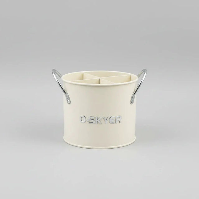 Partitioned Alloy Cutlery Holder Flatware Trays