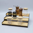 3-Tier Bamboo Spice & Display Rack Kitchen & Dining Spice Organizers