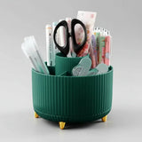360° Rotating Desk Organizer with Multi-Compartments Home & Living Desktop Organizers