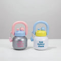 Cute Kettle-Shape Pot Water Bottle with Arch Handle & Charm Kitchen & Dining Water Bottles
