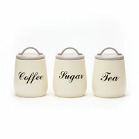 3-Piece Nordic Kitchen Storage Jar Set