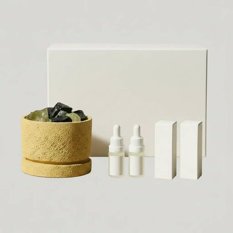 Natural Stone Crystal Aromatherapy Diffuser Set Home & Living Evaporative Diffusers