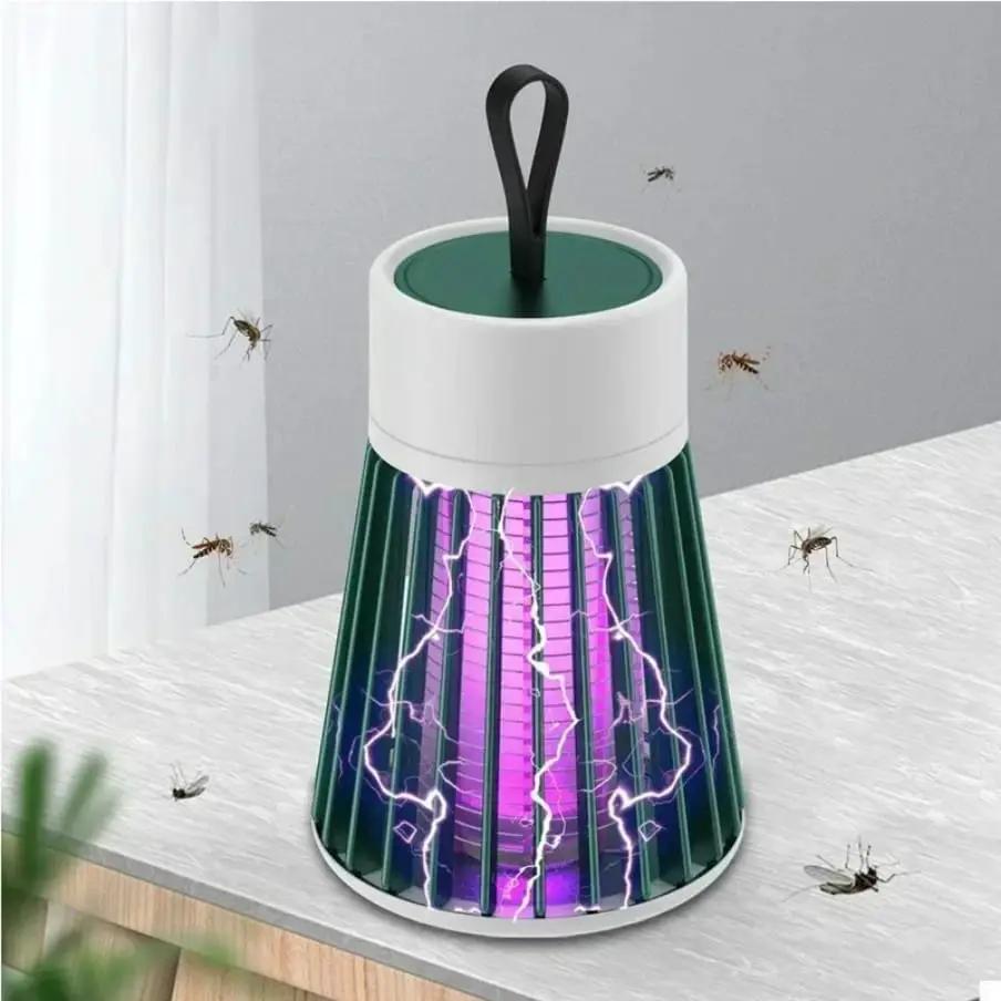 2-in-1 USB Rechargeable LED Mosquito Killer Trap Home & Living Electric Traps