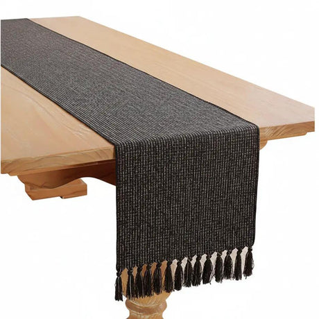 Modern Tassel Dining Table Runner 33x228cm Home & Living Table Runners