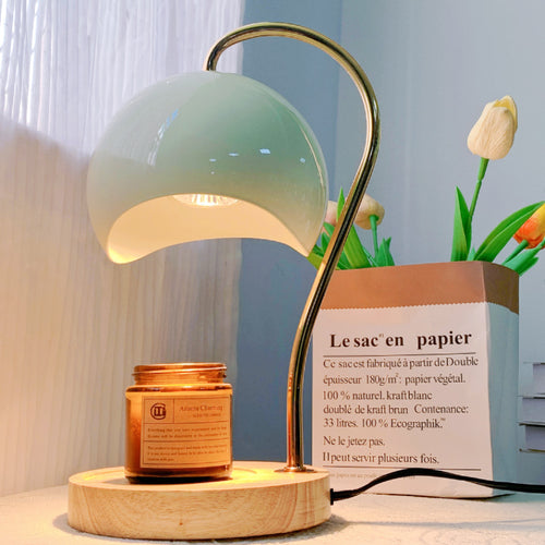 Electric Candle Warmer with Wood Base Home & Living Candle & Oil Warmers