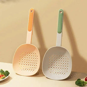 Long Handle Colander Strainer Spoon Kitchen & Dining Strainers
