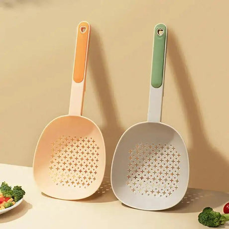 Long Handle Colander Strainer Spoon Kitchen & Dining Strainers