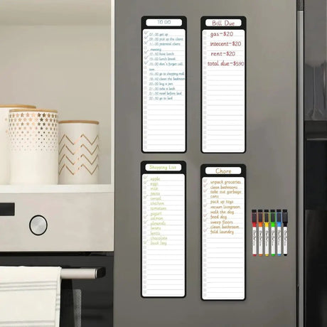 Magnetic Dry Erase Board List 4"x11" Home & Living Dry-Erase Boards