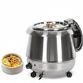 Stainless Steel Electric Soup Warmer Tureen 10L Kitchen & Dining Food Warmers