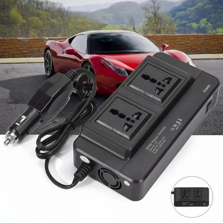 200W Car Power Inverter DC to AC 12V to 220V Auto & Travel Power Inverters