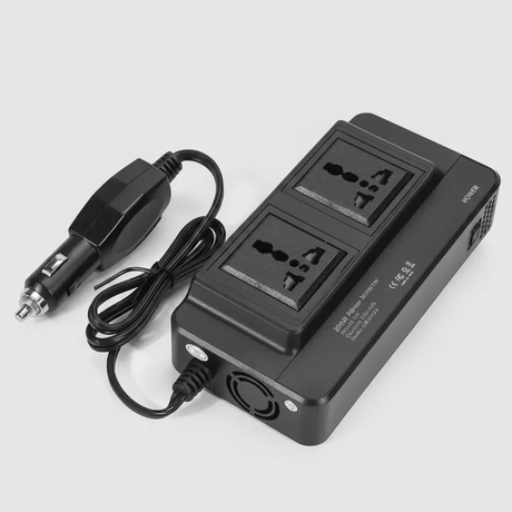 200W Car Power Inverter DC to AC 12V to 220V Auto & Travel Power Inverters