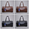 Leather-Look Duffle Bag 48x25x20cm Outdoor & Sports Gym Duffel Bags