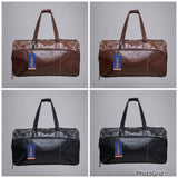 Leather-Look Duffle Bag 48x25x20cm Outdoor & Sports Gym Duffel Bags