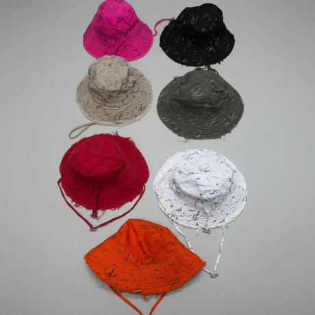 Denim Distressed Bucket Hat Clothing & Accessories Bucket Hats