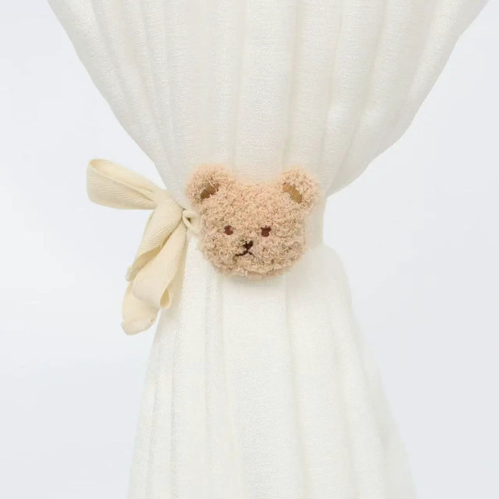 3D Plush Bear Curtain Tiebacks Set of 2 Home & Living Curtain Tiebacks