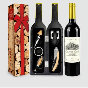 5-Piece Wine Gift Set with Bar Tools Bar Accessories Cocktail & Barware Tool Sets