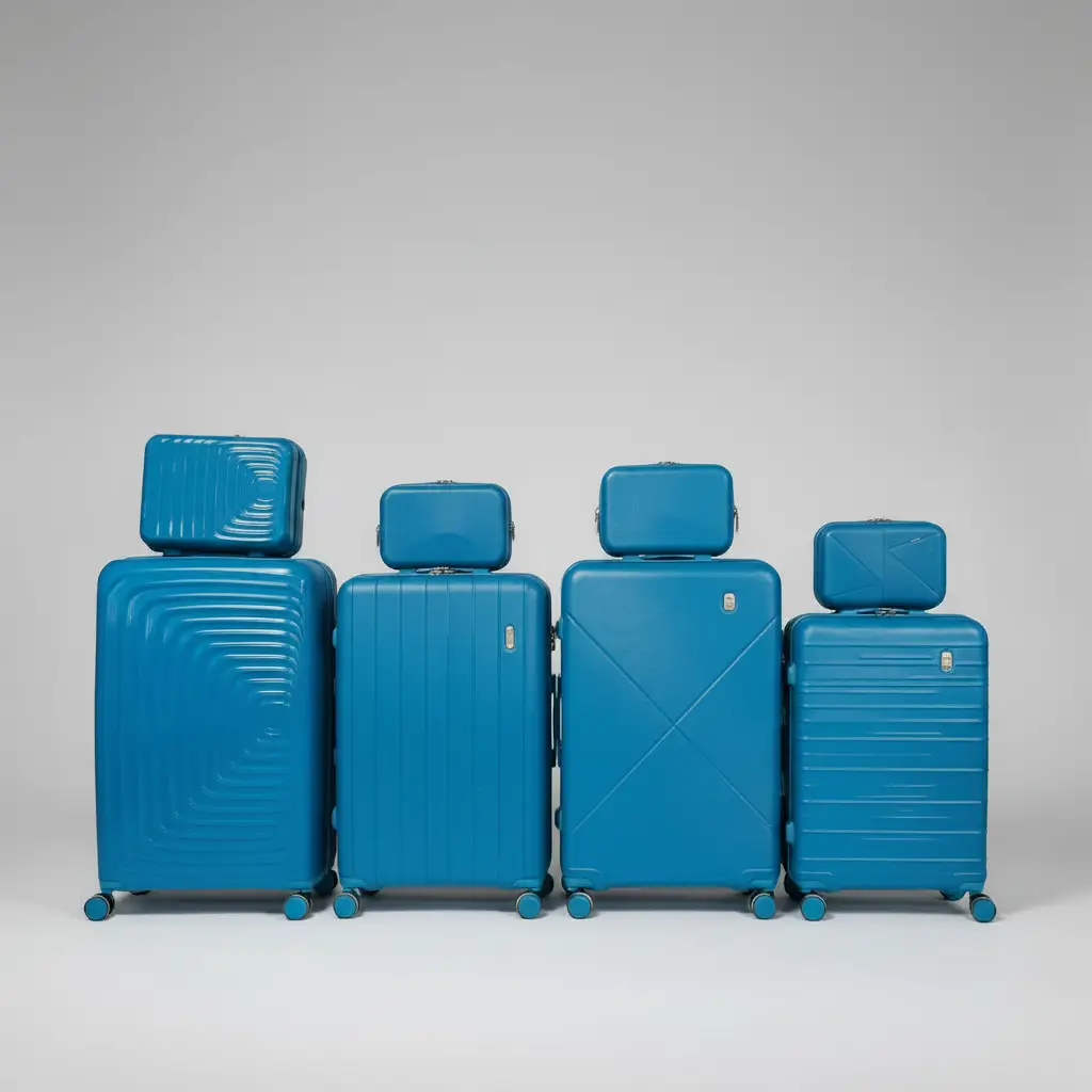 4-in-1 Rubber Suitcase Set Outdoor & Travel Suitcase Travel Sets