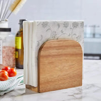 Wooden Standing Napkin Holder Kitchen & Dining Napkin Holders