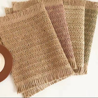 Woven Rectangular Place Mats Set Dining & Table Linen Placemats