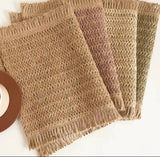 Woven Rectangular Place Mats Set Dining & Table Linen Placemats