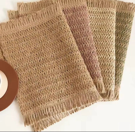 Woven Rectangular Place Mats Set Dining & Table Linen Placemats