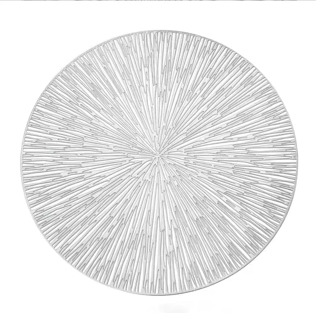Round Table Mats Set of 6 Dining & Table Linen Placemats