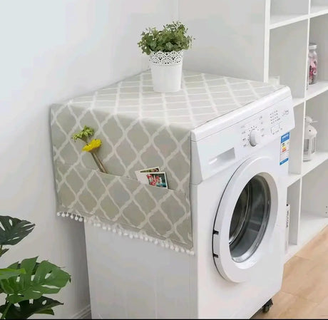 Cotton Fridge & Washing Machine Dust Cover Home Accessories Washer & Dryer Accessories
