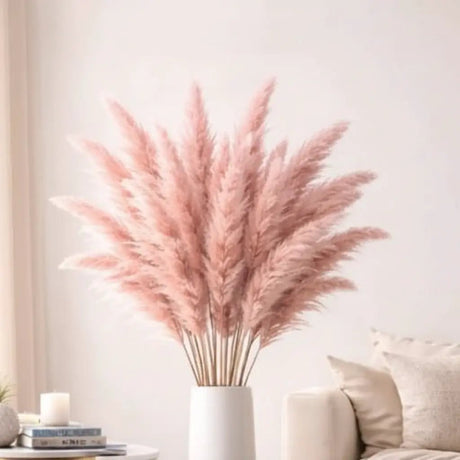 15pcs Dried Pampas Grass Home Décor Dried Flowers